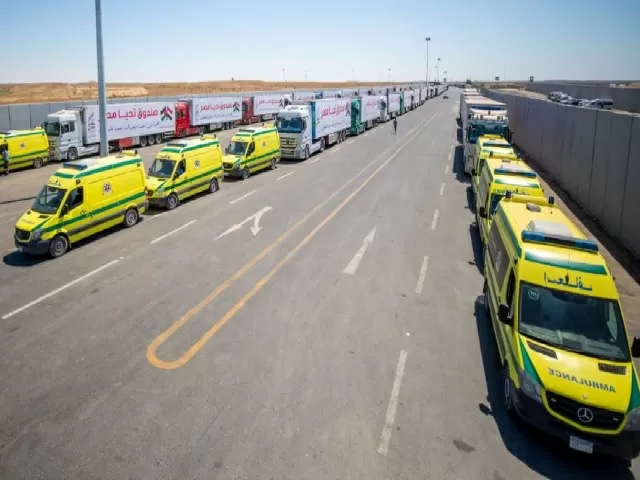 Rafah Crossing between Egypt and Gaza Strip