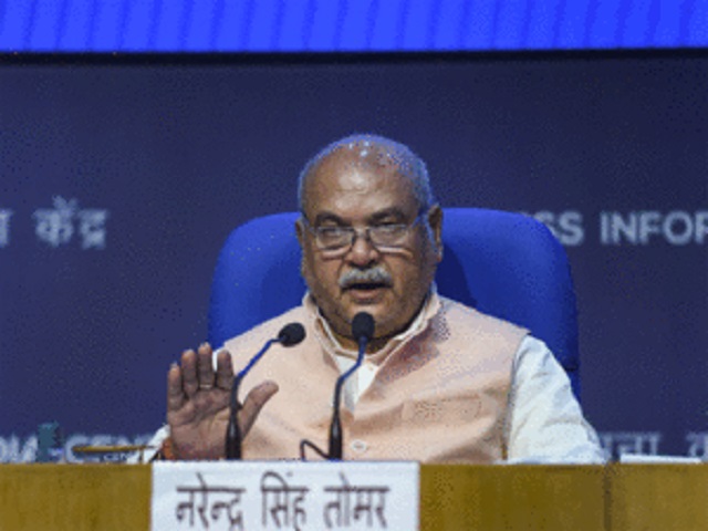 Agriculture Minister Narendra Singh Tomar, Source: PTI