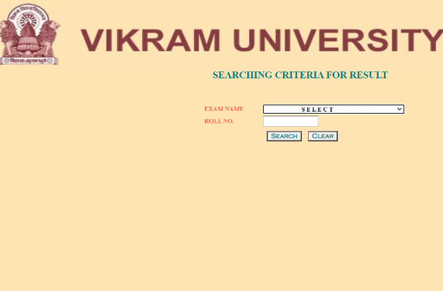 Vikram University Result 2021 Announced at vikramuniv.ac.in for