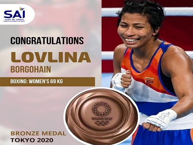 Indian boxer Lovlina clinched bronze in Tokyo Olympics 2020