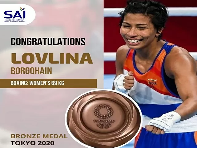 Lovlina Borgohain wins Bronze