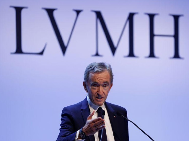 LVMH founder Bernard Arnault declared the world's richest man