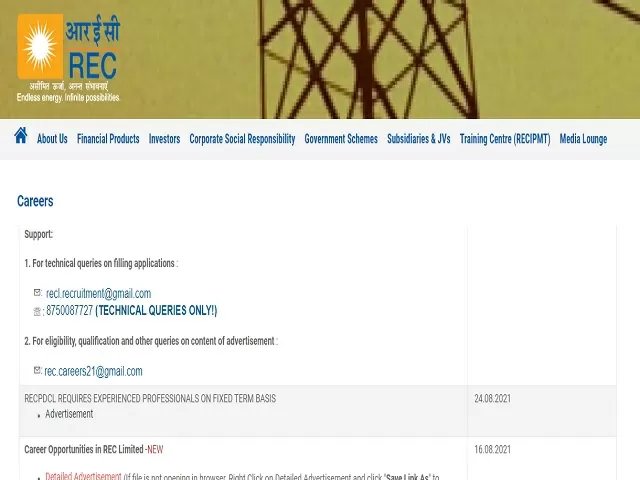 RECPDCL Recruitment 2021: Apply Sr. Executive, Executive, Dy. Executive & Asst Executive Posts
