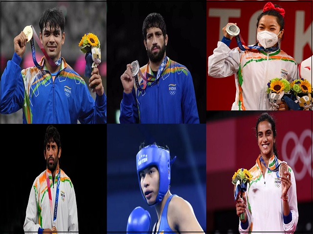 How many medals India has won at the Olympics since 1900?