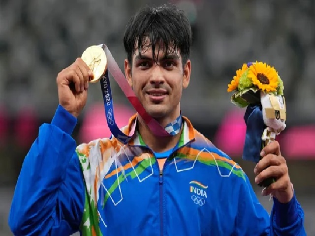 Neeraj Chopra medal