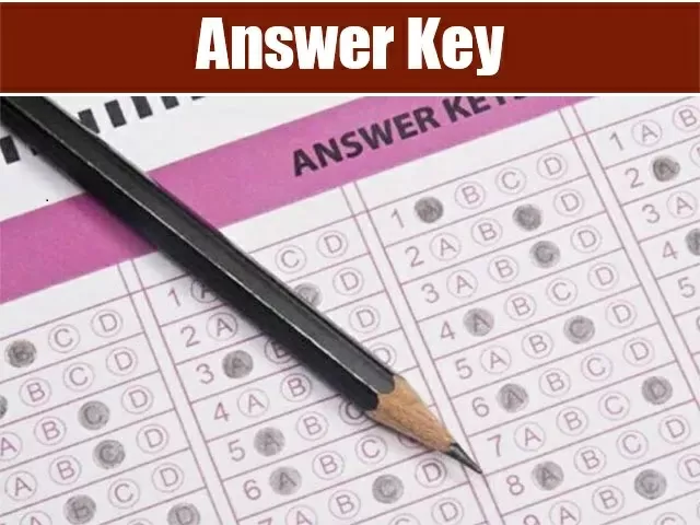 JKSSB Answer Key 2021