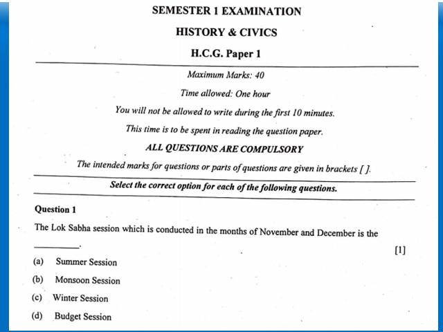 ICSE History And Civics Class 10 Answer Key 2021 22 Out Get Semester 