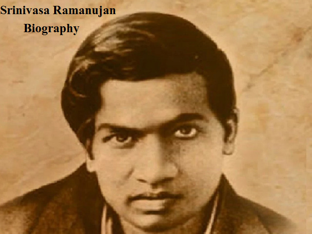 Srinivasa Ramanujan Biography