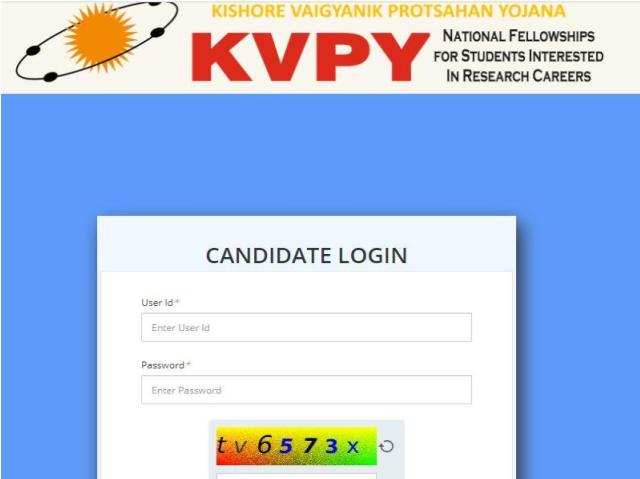 kVPY 2021 Admit Card