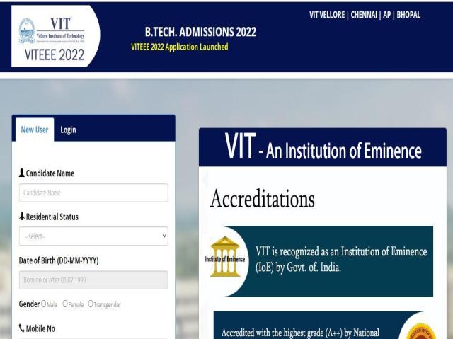 VITEEE 2022 applications