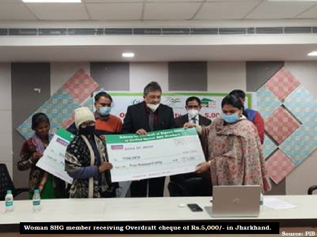 DAY-NRLM Overdraft facility launched for women SHG members
