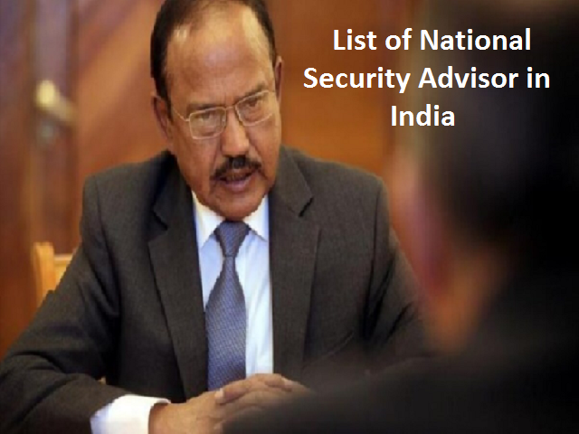 list-of-national-security-advisor-in-india