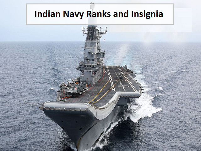Indian Navy Ranks and Insignia