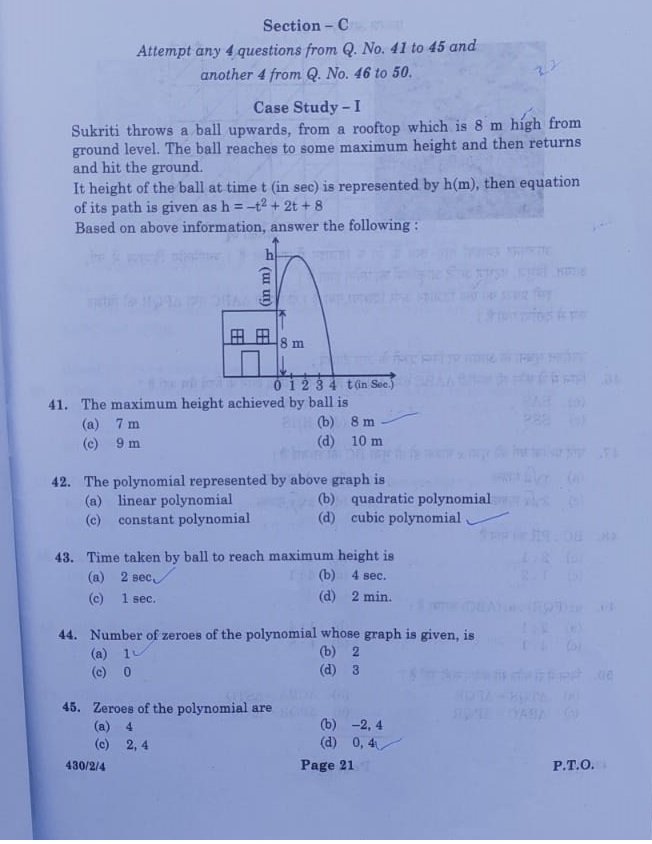 Cbse Answer Key Pdf Th Maths Term Cbse Board Exam