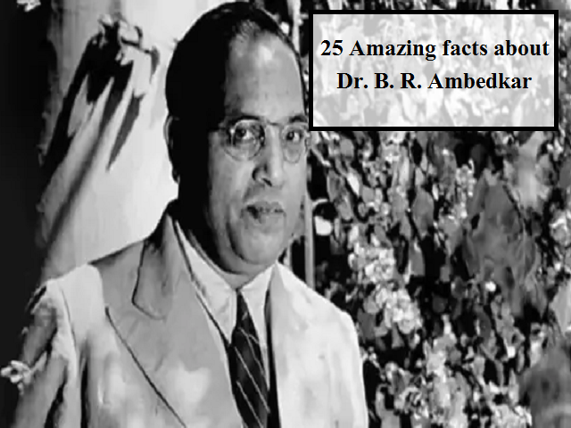 Unknown facts about Dr. B.R. Ambedkar