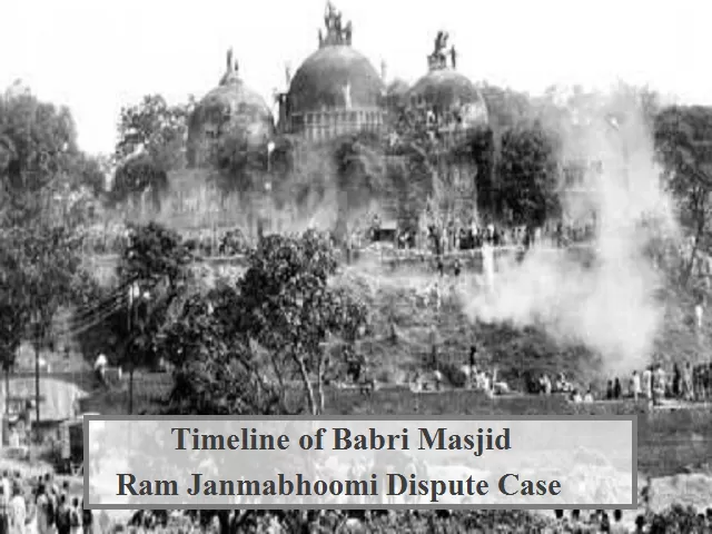 Timeline of Babri Masjid - From construction to demolition: Complete information about Ram Janmabhoomi dispute