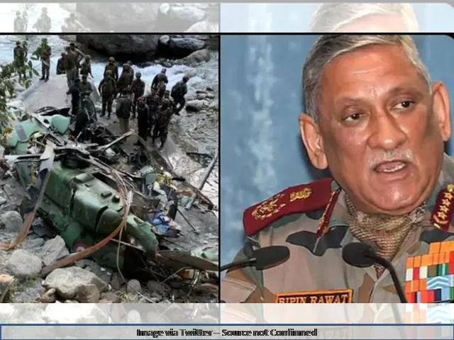 Army Helicopter Mi-17V5 carrying CDS Bipin Rawat crashes 
