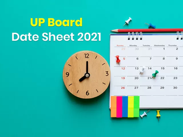 Revised UP Board Date Sheet 2021 New 10th High School 12th