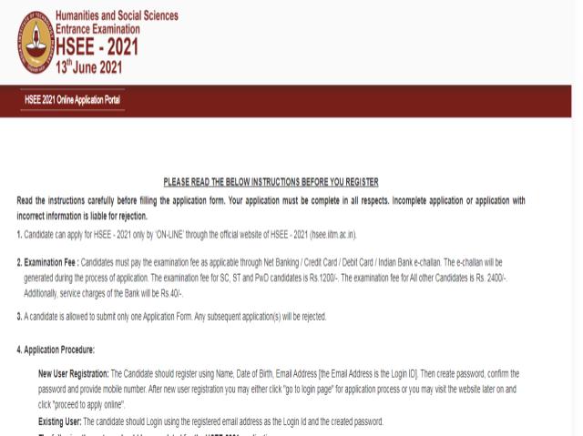 HSEE 2021 Online Applications