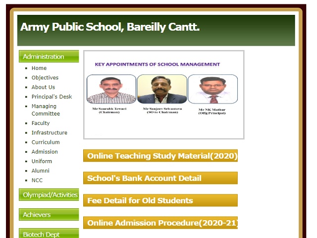 Army Public School Bareilly Recruitment 2021 for PRT, TGT, PGT and Other Posts, Download Notification @armypublicschoolbly.com