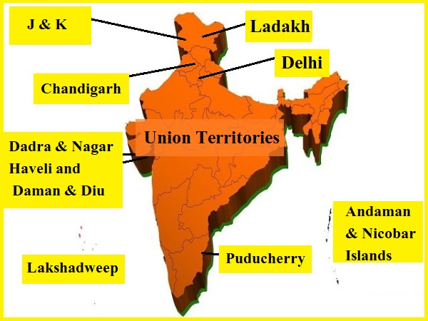 Explained Why Union Territories Exist In India Union Territories And Their Capitals