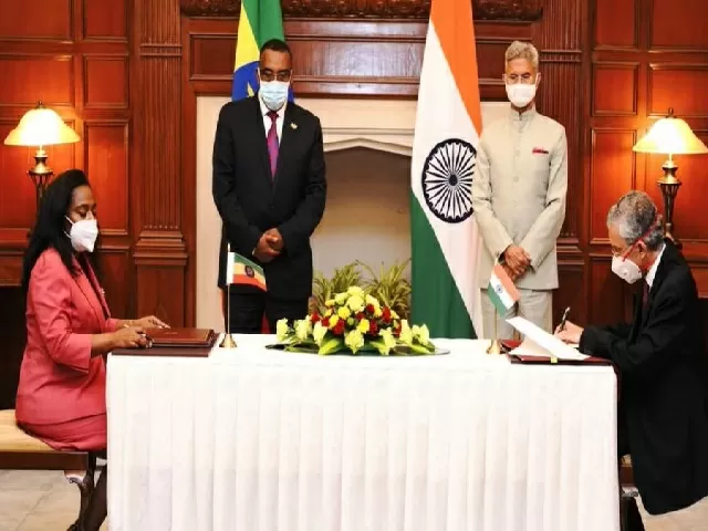 India-Ethiopia sign agreement