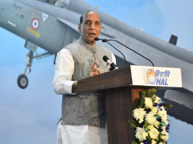 Defence Minister Rajnath Singh inaugurates Hindustan Aeronautics Limited’s second LCA production line
