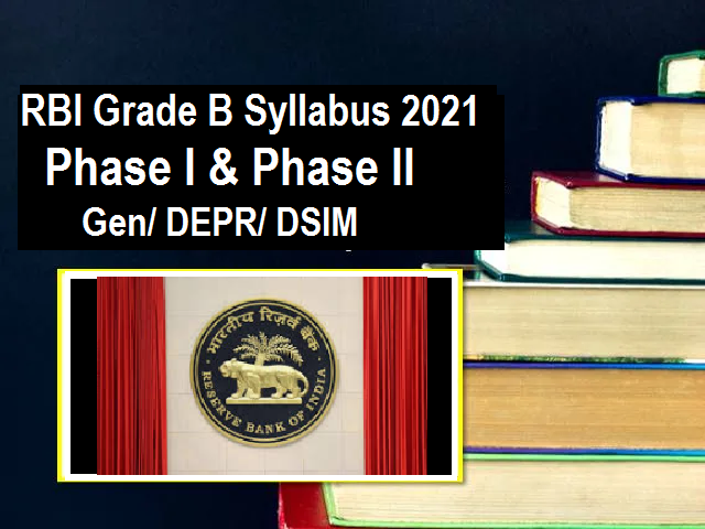 RBI Grade B Syllabus 2021: Check Exam Pattern & Syllabus For Phase 1 ...