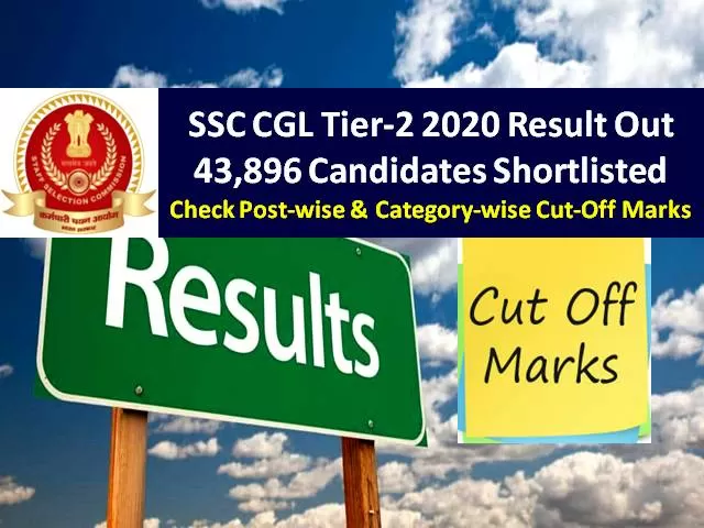 SSC CGL Tier-2 Result 2019-2020 (Final Answer Key Released @ssc.nic.in): 43896 Candidates Shortlisted (Download PDF), Check Cutoff Categorywise & Postwise