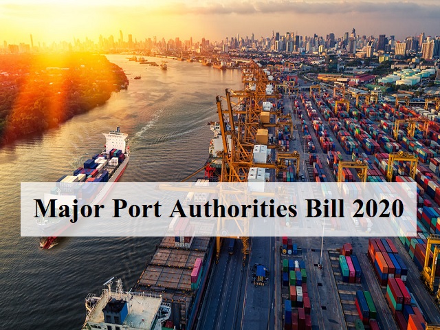 Major Port Authorities Bill 2020