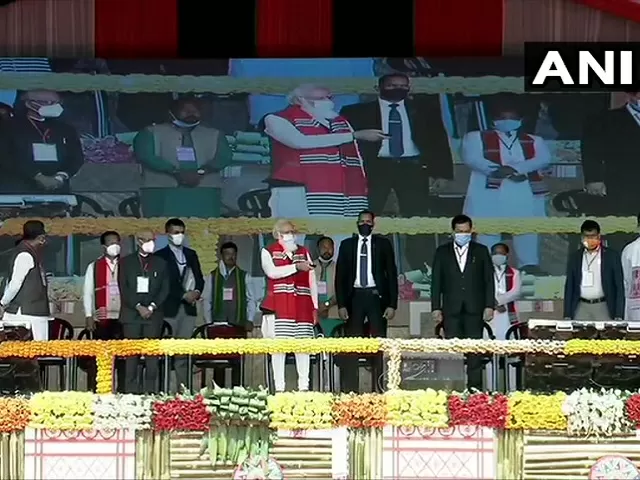 PM Modi inaugurates projects in Assam