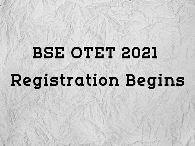 BSE OTET Registrations Eligibility Criteria & How to Apply