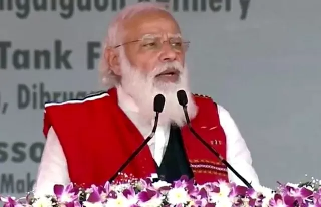 PM Modi's visit to Assam, West Bengal: PM lays foundation stone of various projects in Dhemaji, Assam