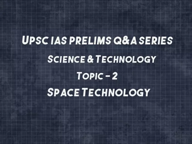 space technology in education upsc