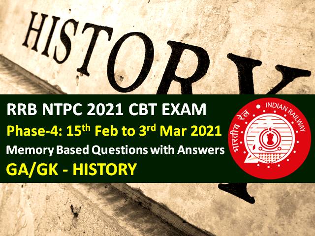 rrb ntpc previous year gk questions