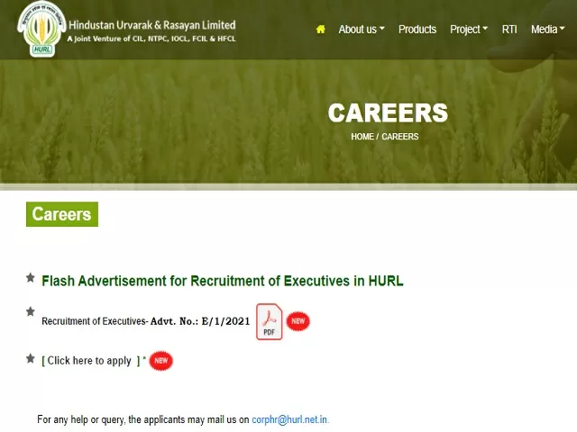HURL Recruitment 2021: Chief Manger, Manager, Officer & Other Posts