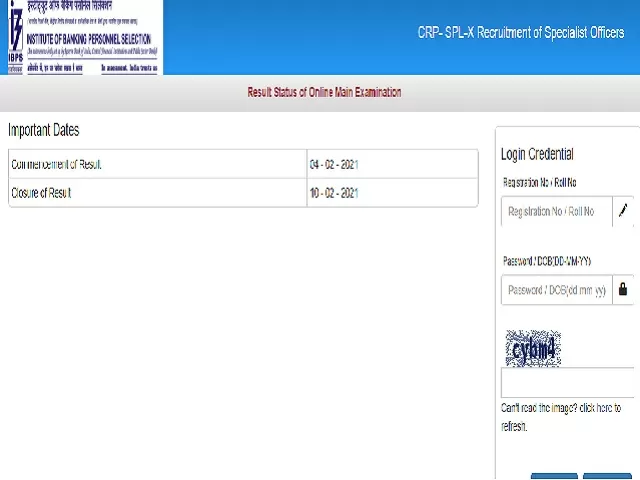 IBPS SO Mains Result 2021 OUT @ibps.in, Download CRP- SPL-X Specialist ...