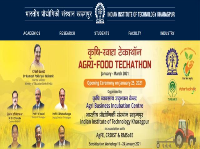 IIT Kharagpur Agri-Food Techathon to be inaugurated by Education ...