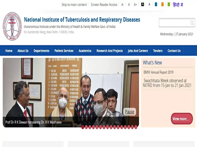 NITRD Recruitment 2021