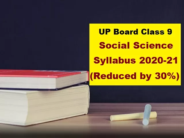 UP Board Class 9 Social Science Syllabus PDF English Medium