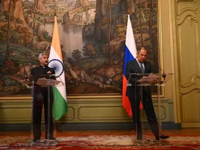 Jaishankar and Sergey Lavrov, Source: ANI