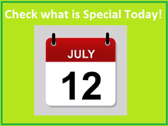 On this day, July 12 