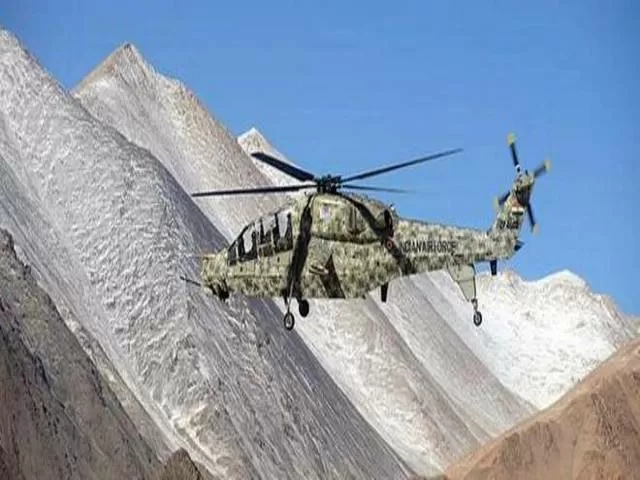 Light Combat Helicopter in Leh, Source: ANI
