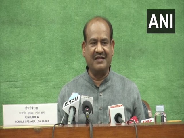 Lok Sabha Speaker Om Birla, Source: ANI