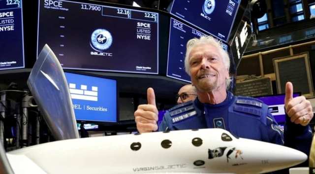 Virgin Galactic's Richard Branson becomes first billionaire to fly into space