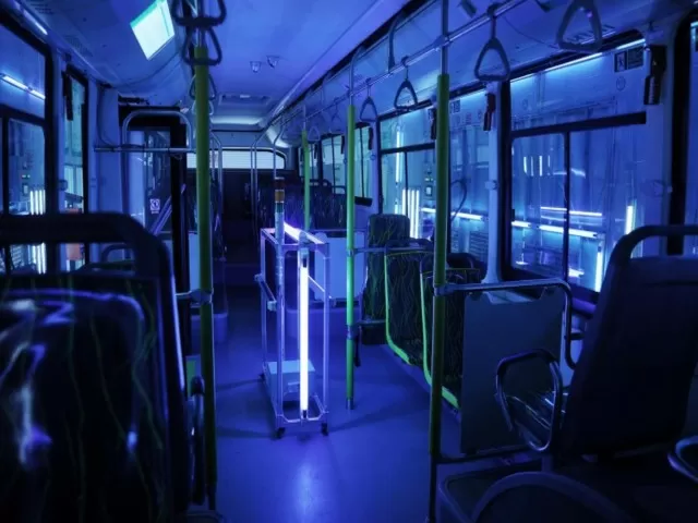 UV-C Disinfection Technology COVID-19, Source: AFP