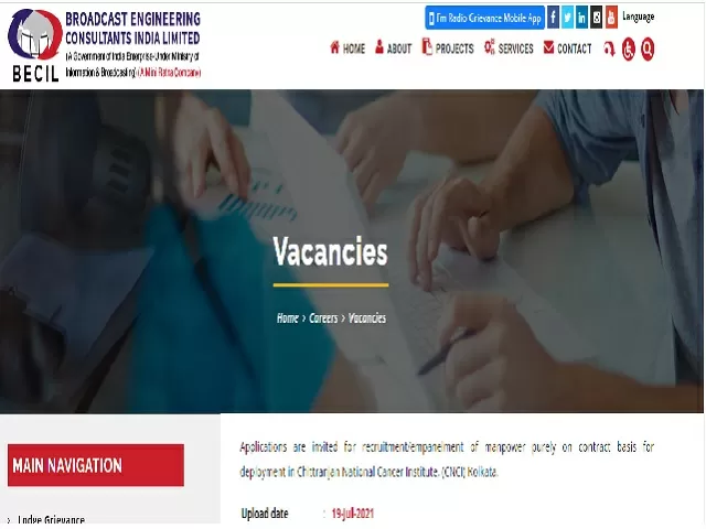 BECIL Recruitment 2021 