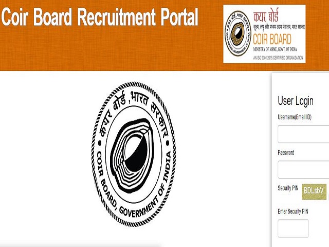 COIR Board Recruitment 2021 for Assistant, LDC, UDC, Jr Steno and Other Post, Apply Online @coirboard.gov.in