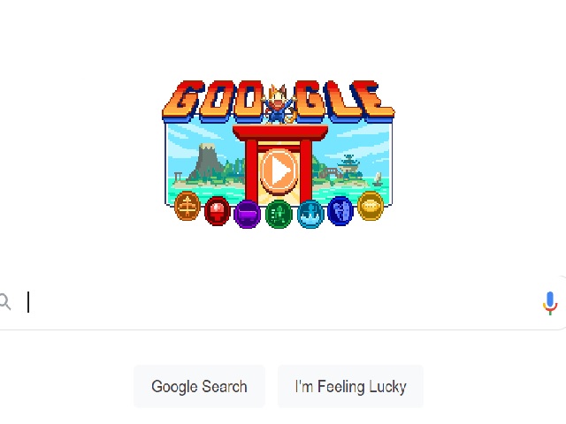 Lucky (Doodle Champion Island Games) (Pizza Quotes) : Google