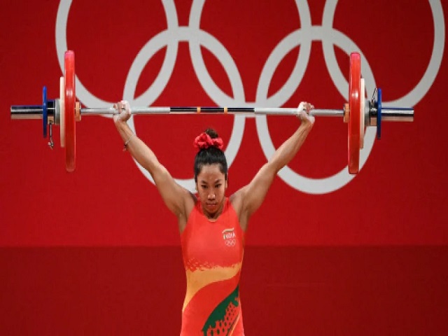 Mirabai Chanu Tokyo Olympics 2020, Source: AFP